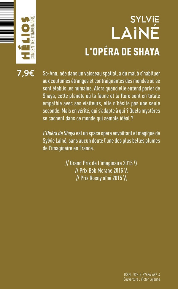 Back cover of L'opéra de Shaya