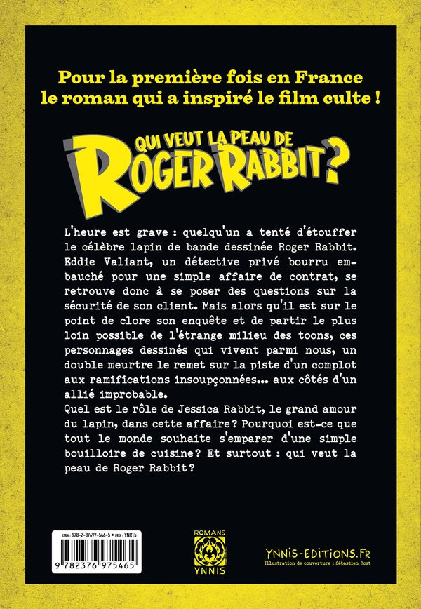 Back cover of Qui veut la peau de Roger Rabbit ?