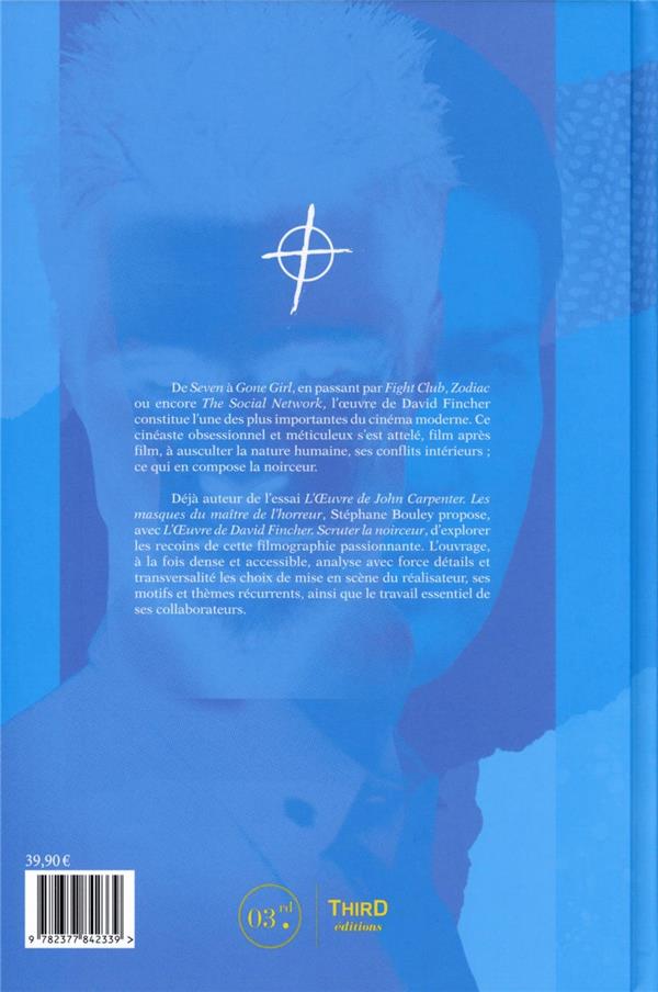 Back cover of David Fincher : scruter la noirceur