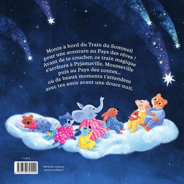 Back cover of Voyage au Pays des rêves : Monte à bord du Train du Sommeil