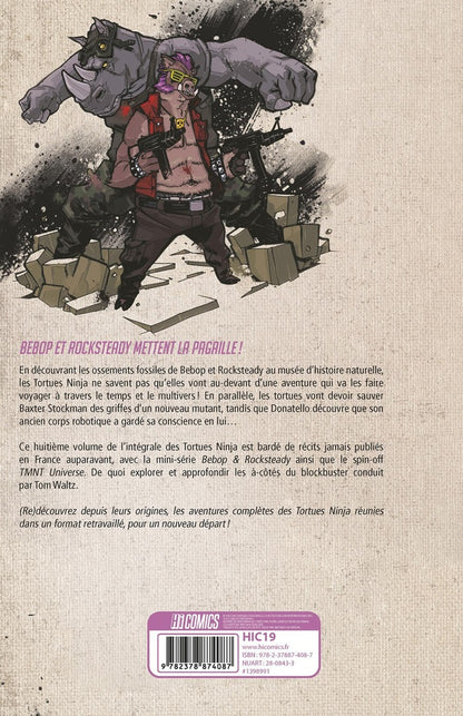 Back cover of Teenage Mutant Ninja Turtles ; les Tortues Ninja : Intégrale vol.8