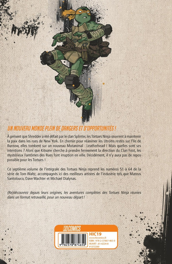 Back cover of Les Tortues Ninja - TMNT : Intégrale vol.7