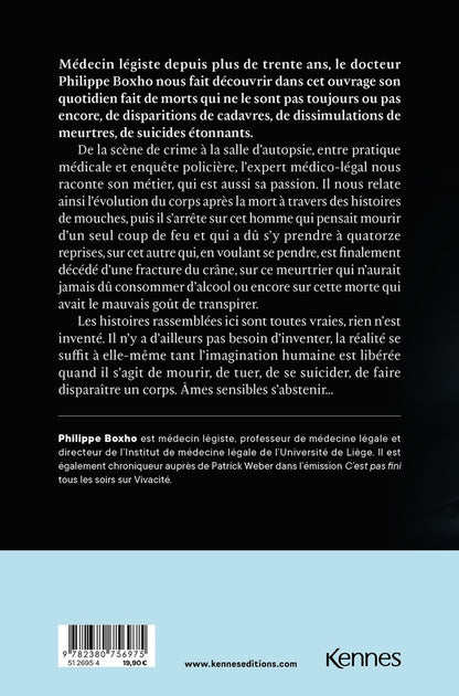 Back cover of Les morts ont la parole