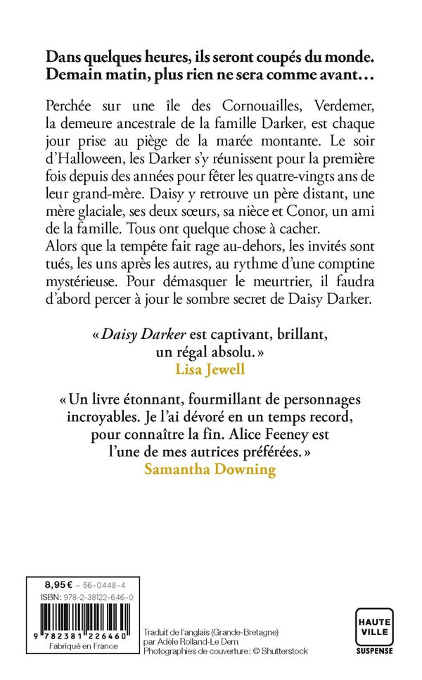 Back cover of Daisy Darker