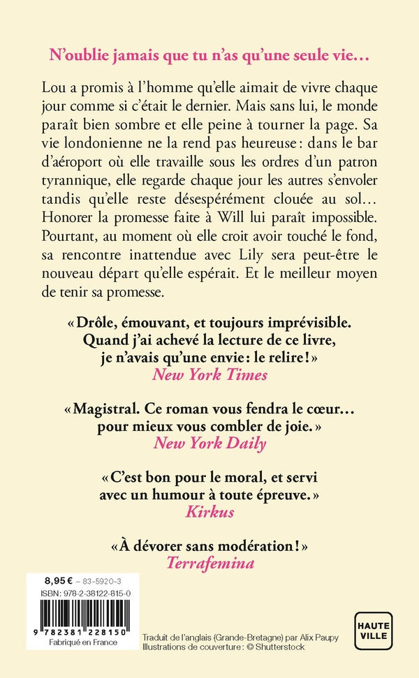 Back cover of Après toi