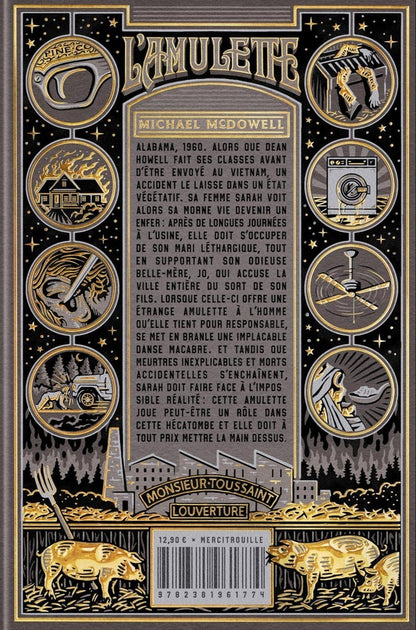 Back cover of L'amulette