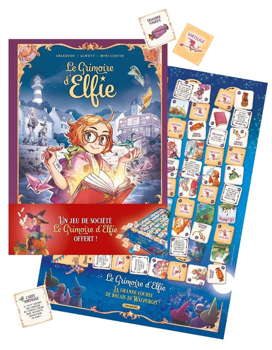 Front cover of Le grimoire d'Elfie Tome 1 : L'île presque