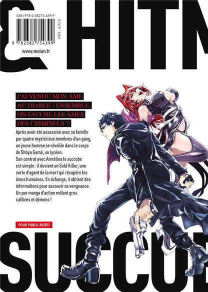 Back cover of Succubus & Hitman Tome 1                     (réservé à un public averti)