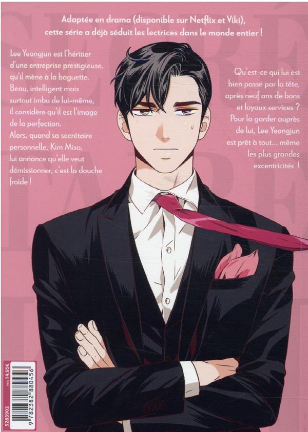 Back cover of Qu'est-ce qui cloche avec la secrétaire Kim ? Tome 1