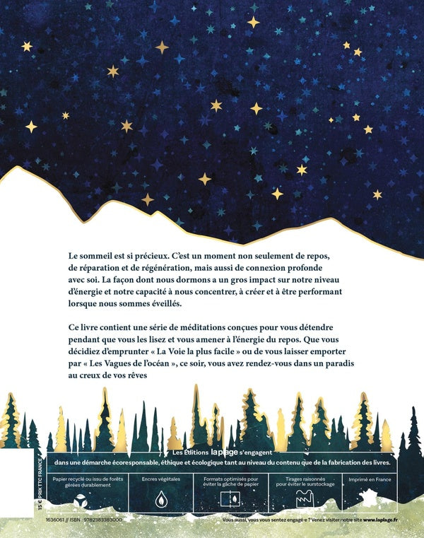 Back cover of Méditations du soir : Pour calmer son esprit et s'endormir sans souci