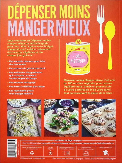 Back cover of Dépenser moins, manger mieux : La méthode