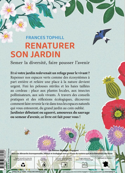 Back cover of Renaturer son jardin : Semer la diversité, faire pousser l'avenir