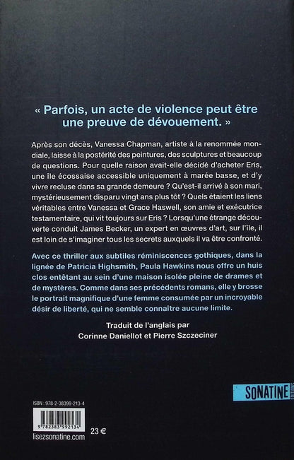 Back cover of L'Heure bleue                     (Traduction conjointe de Corinne Daniellot)