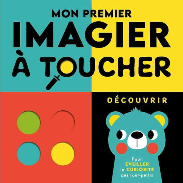 Front cover of Mon premier imagier à toucher : découvrir