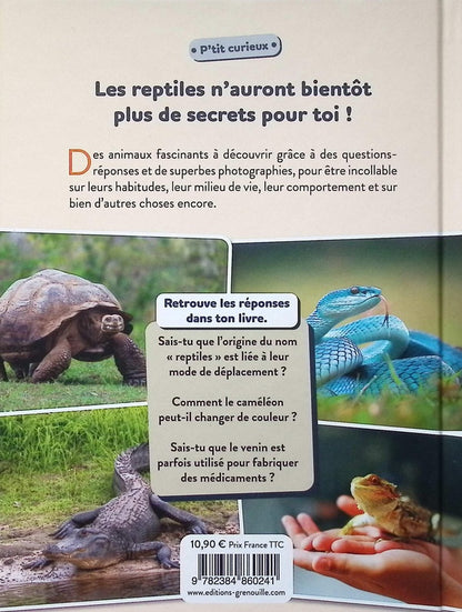 Back cover of Les reptiles