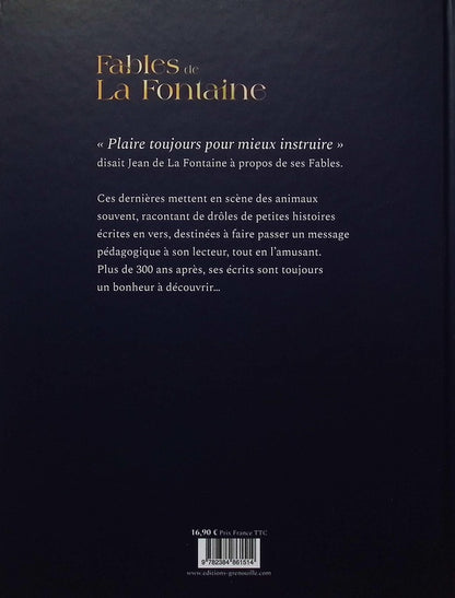Back cover of Fables de la Fontaine
