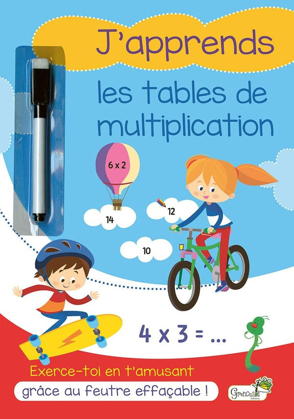 Front cover of J'apprends les tables de multiplication