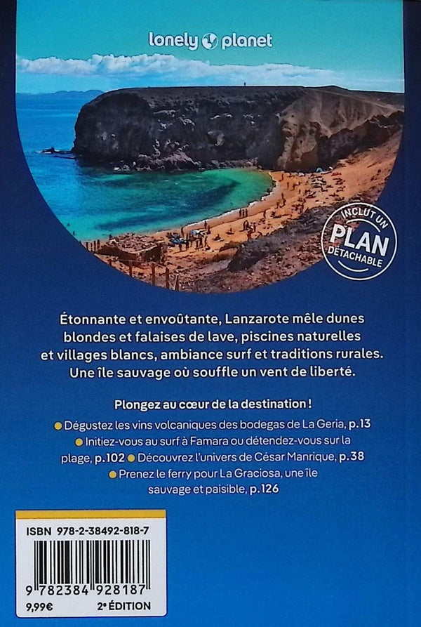 Back cover of Lanzarote en quelques jours (2e édition)