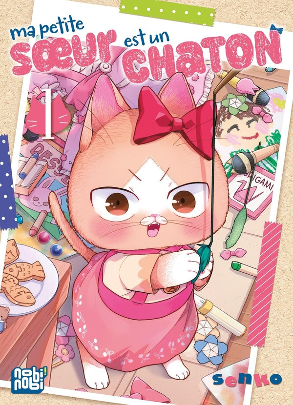Front cover of Ma petite soeur est un chaton Tome 1