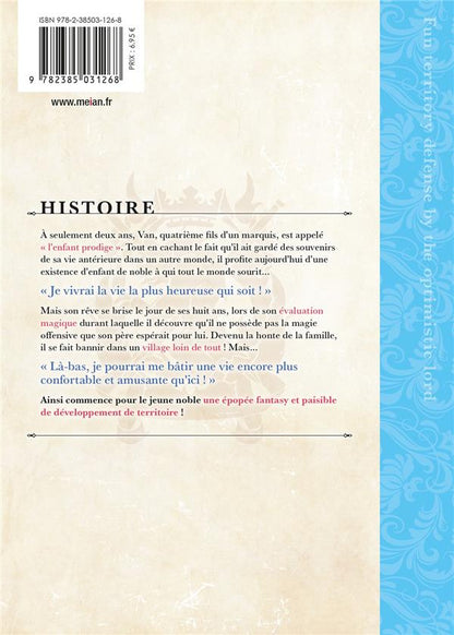 Back cover of Fun territory defense by the optimistic lord Tome 1