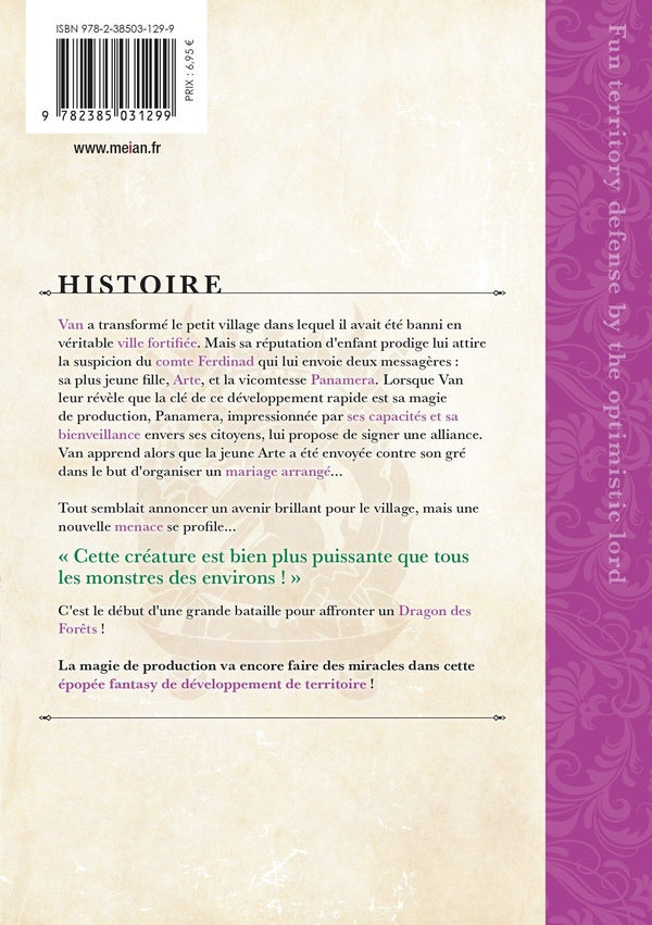 Back cover of Fun territory defense by the optimistic lord Tome 4