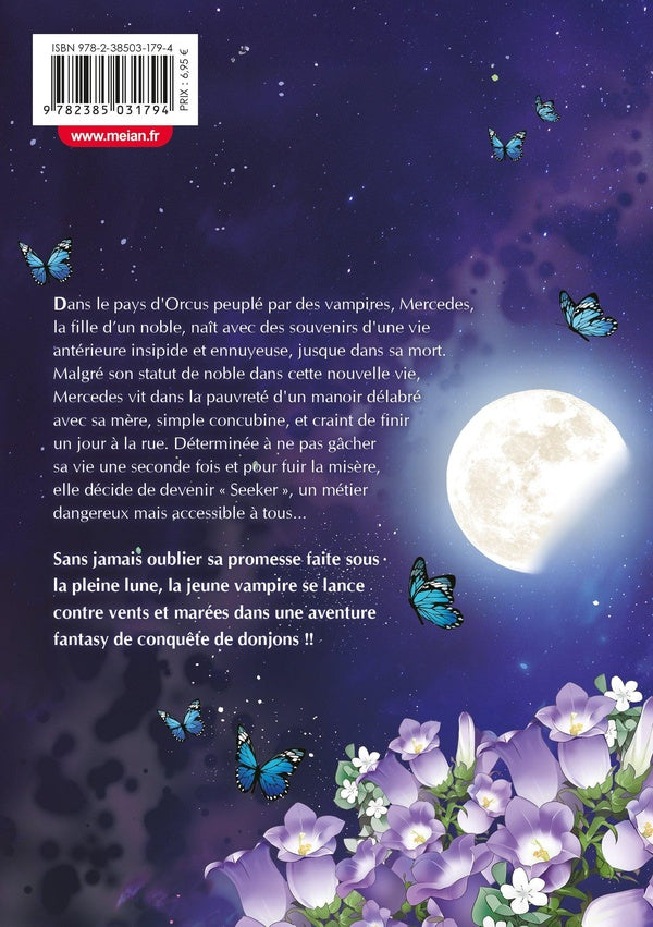 Back cover of Mercedes de la Lune Décroissante Tome 1