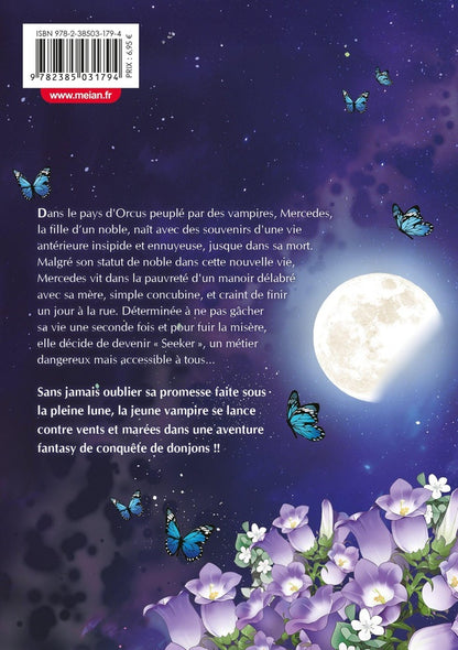 Back cover of Mercedes de la Lune Décroissante Tome 1