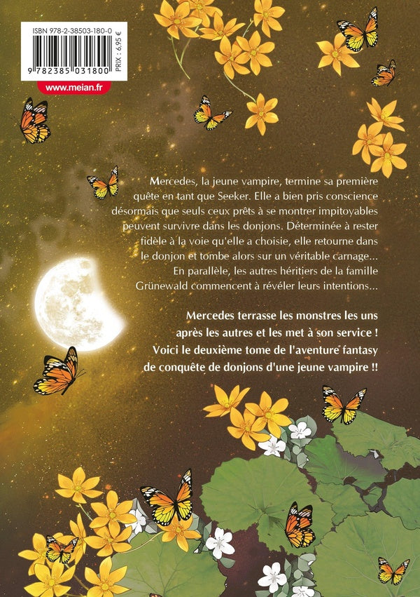 Back cover of Mercedes de la Lune Décroissante Tome 2