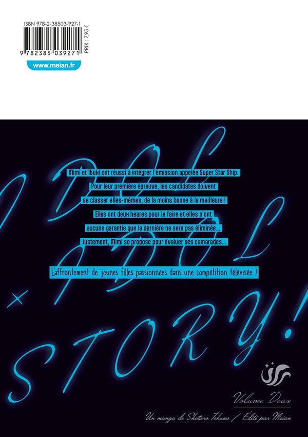 Back cover of Idol X Idol Story Tome 2