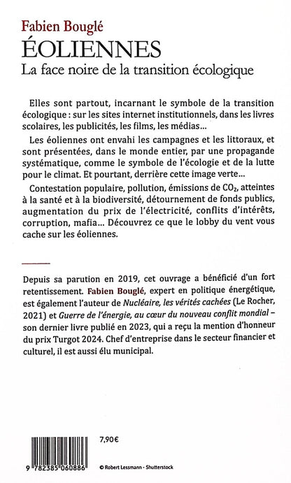 Back cover of Éoliennes : La face noire de la transition écologique