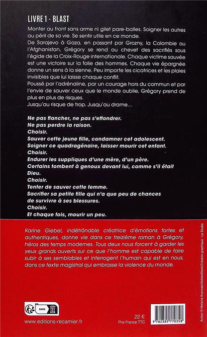 Back cover of Et chaque fois, mourir un peu Tome 1 : Blast