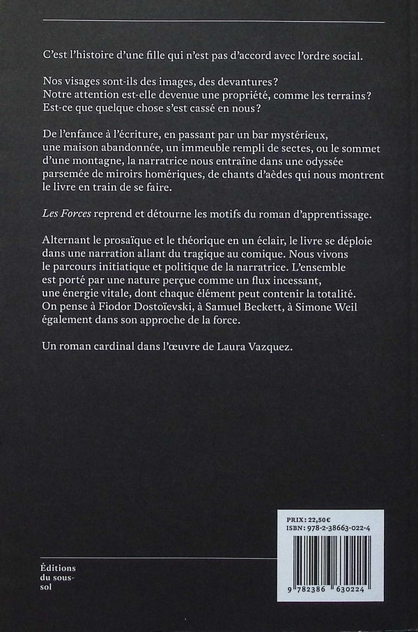 Back cover of Les forces