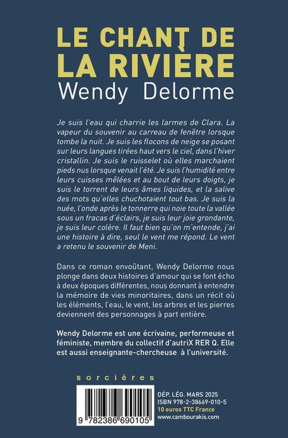 Back cover of Le Chant de la rivière