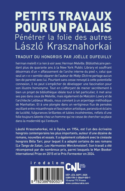 Back cover of Petits travaux pour un palais