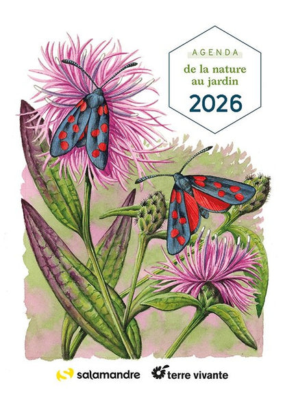 Front cover of Agenda de la nature au jardin (édition 2026)