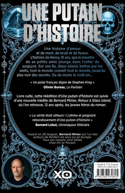 Back cover of Une putain d'histoire. Suivi de Retour à Glass Island (texte inédit)