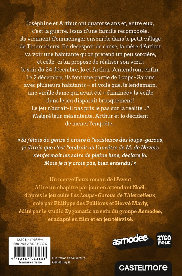 Back cover of Loups-Garous de Thiercelieux : La Malédiction de l'Avent