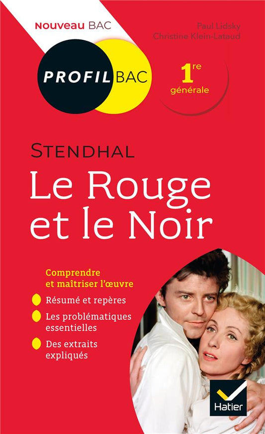 Front cover of Stendhal, le rouge et le noir ; toutes les clés d analyse pour le bac