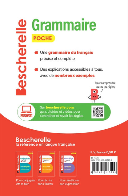 Back cover of Bescherelle : Grammaire