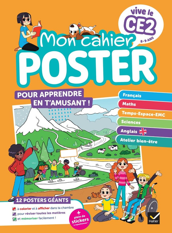 Front cover of Vive le CE2 ; Mon cahier poster