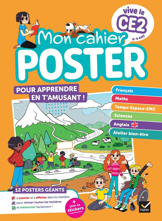 Front cover of Vive le CE2 ; Mon cahier poster