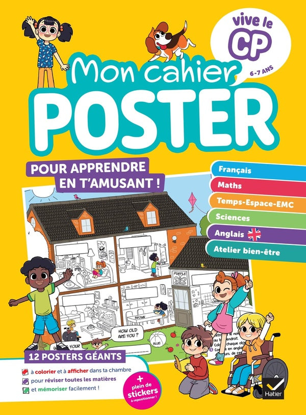 Front cover of Vive le CP ; Mon cahier poster