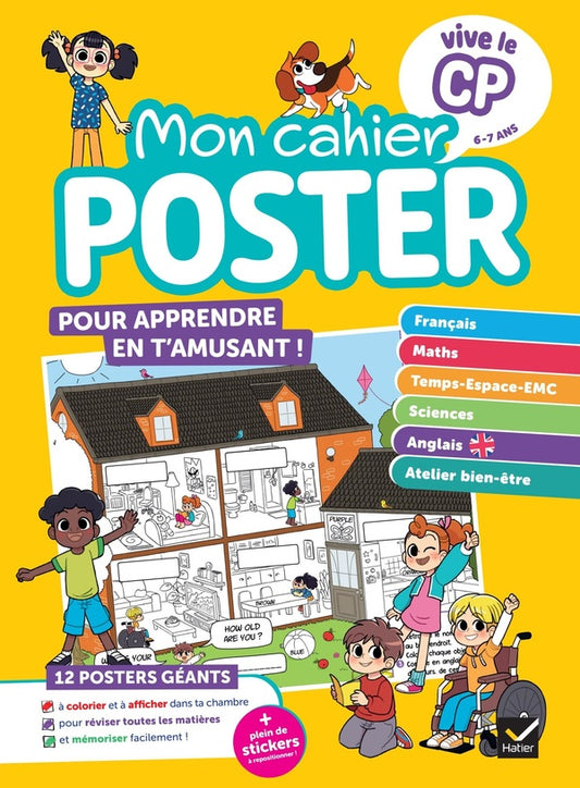 Front cover of Vive le CP ; Mon cahier poster