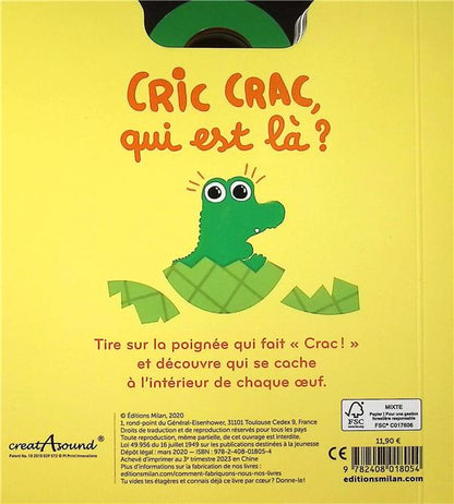Back cover of Cric crac, qui est là ?