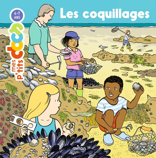 Front cover of Mes p'tits docs : les coquillages
