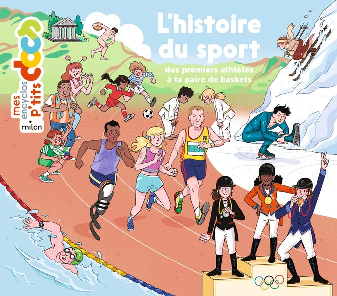 Front cover of L'histoire du sport : des premiers athlètes à ta paire de baskets
