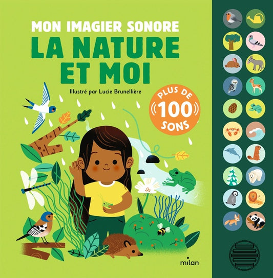 Front cover of Mon imagier sonore : la nature et moi
