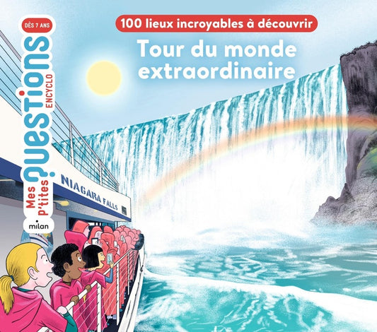 Front cover of Tour du monde extraordinaire : 100 lieux incroyables à découvrir