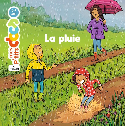 Front cover of Mes p'tits docs : La pluie