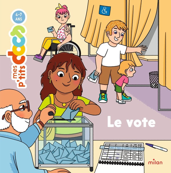 Front cover of Mes p'tits docs : Le vote